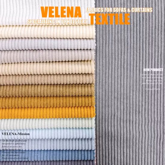 홈 섬유 부드러운 패브릭 스트라이프 가구 소파 커튼 패브릭