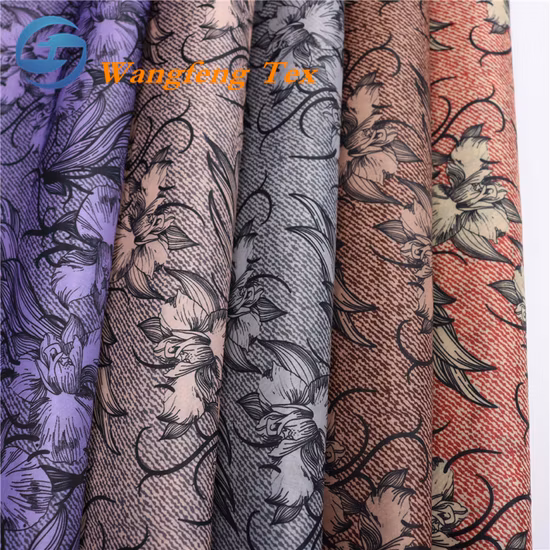 소파 커튼 자카드 가구 침대 시트 직물용 폴리에스테르 라이닝 인쇄/인쇄 홈 직물